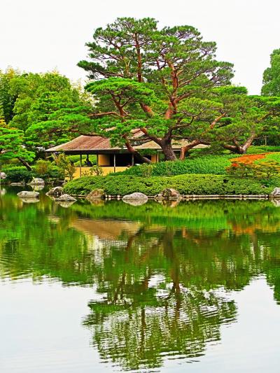 昭和記念公園-6　日本庭園　伝統の造園技術の妙　☆回遊式園路を廻り-潤いとやすらぎ