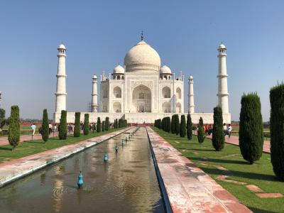 インド　デリー・ジャイプール・アグラ　7つの世界遺産　3泊5日の旅　３　タージマハル　アグラ城