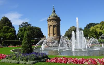 2018夏ボーデン湖とライン川の旅15:マンハイム、ネッカー川の街(4)