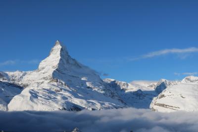 サラリーマンでも行けるスイス(スネガエクスプレスで雲海に浮かぶマッターホルンに行く 2/10朝)Ⅵ