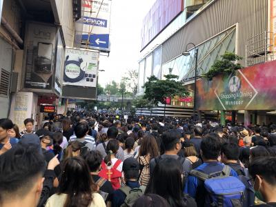 コンラッド香港とデモ