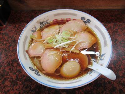 南湖公園隣接「火風鼎」で白河ラーメンを食す