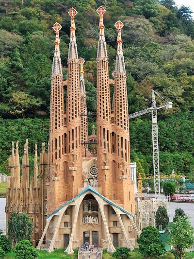 東武ワールドスクウェア-9　スペイン　サグラダ・ファミリア　☆ヨーロッパの有名教会等
