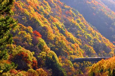 錦秋の中山道・贄川宿とJR中央西線沿線に広がる紅葉を探しに訪れてみた