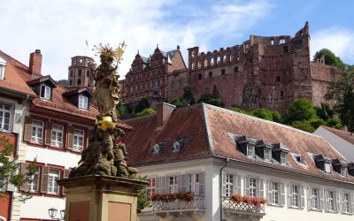 2018夏ボーデン湖とライン川の旅17:ハイデルベルク、ネッカー川の街(6)