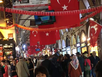 トルコ周遊：イスタンブル市内散策（グランバザール、ほか）