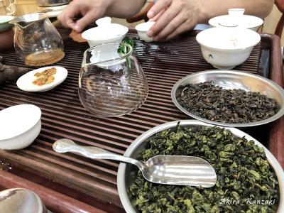 上海の天山茶城で中国茶体験