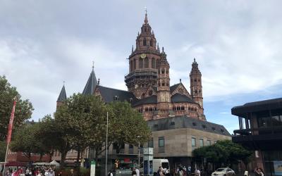 2018夏ボーデン湖とライン川の旅18:マインツの夕方、再びライン川