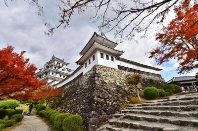 2019紅葉　日本最古の木造再建城郡上八幡の紅葉（6）