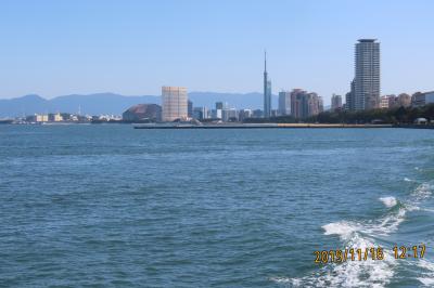久しぶりの福岡への旅⑤能古島を歩く・・・その1)姪浜港より能古渡船場着迄