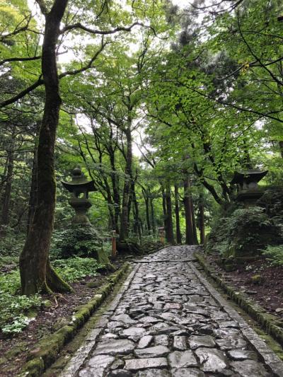 大山旅行1泊2日 - パワースポットの大神山神社奥宮、賽の河原へ