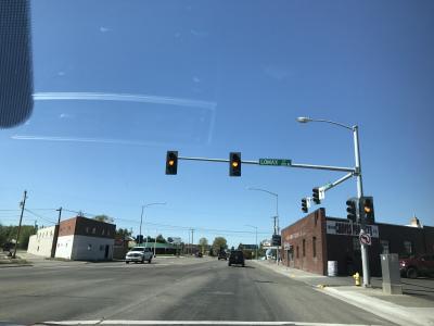 アイダホ州 アイダホ フォールズ　－　茨城県東海村と姉妹都市の街中をドライブ
