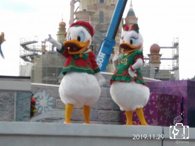 香港ディズニー　”クリスマスを満喫する”④　～絶賛工事中のキャッスルショー～