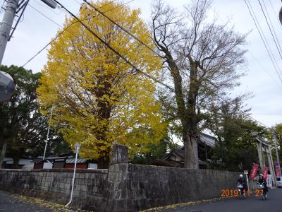2019秋　岡山県津山市の徳守神社を目指して散歩