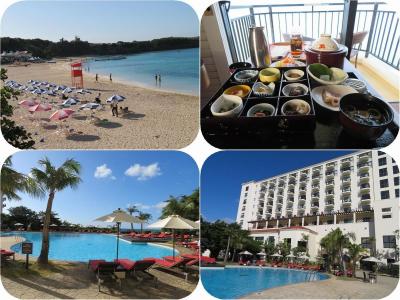 ホテルライフを楽しむ沖縄（１６）ホテル日航アリビラ・お部屋で和朝食、ニライビーチ・プール