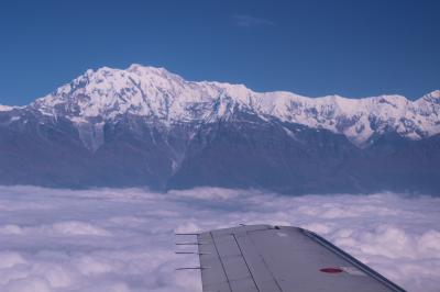ネパール7日目ポカラ、アンナプルナ遊覧飛行と日本山妙法寺
