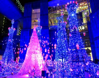 渋谷スカイから眺める新国立競技場＆都心のＸｍａｓイルミ・紅葉さんぽ