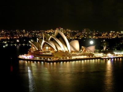 2012年 シドニー出張(6 days) =Day 4= ～シドニー散策：夜の遊園地は神秘的～