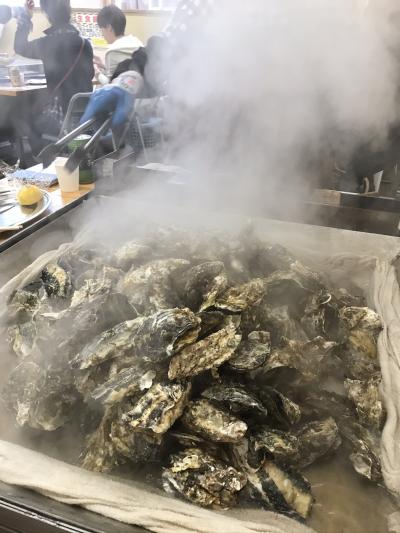 かき小屋*焼き牡蠣食べ放題!で食べた牡蠣の数にびっくり。&ビール工場できたて試飲ツアーin松島湾