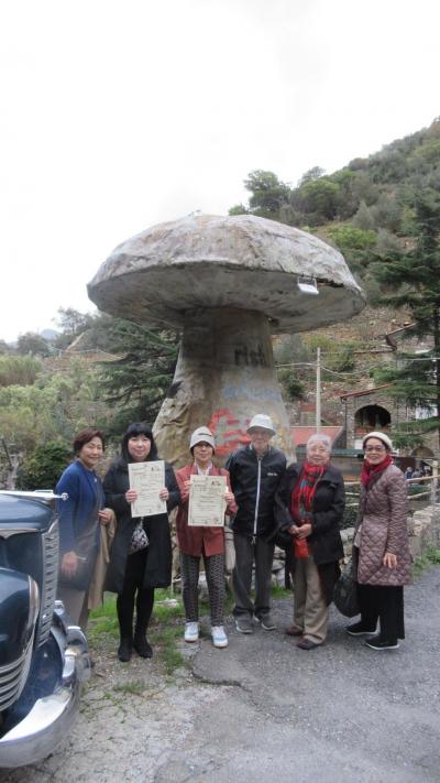 San Remo ~Monte CarloへRiviera海岸沿いに国境を越える旅-美しい村・チェルボ~ お化け茸レストラン編