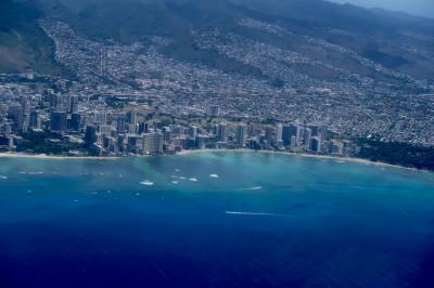 ハワイ4日目 ハワイアン航空でホノルルからコナへ、マンタが見える部屋とレストラン