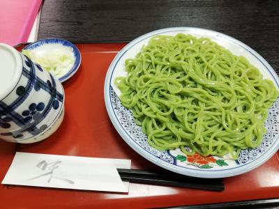 たまには“ベタ”な郷土料理1908　「小松菜うどん＆小松菜そば」　　～一之江・東京～　