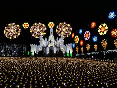 栃木・あしかがフラワーパークのイルミネーション“光の花の庭2019～”を訪れて
