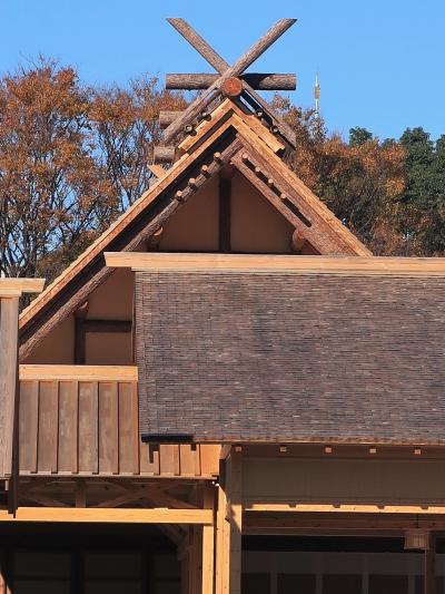 皇居-5　東御苑b　= 《大嘗宮》 =参観　☆江戸城本丸跡に仮設/ 18日間で78万人余