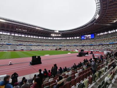 ’１９　新国立競技場をいち早く見れるイベント「国立競技場ＦＩＲＳＴ ＷＡＬＫ」に行ってきた