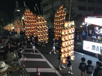 東北の温泉と祭りを巡る、秋田竿燈まつり（４日目）