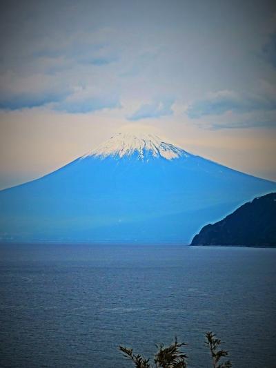 堂ヶ島→土肥→大瀬崎　伊豆西海岸～富士山を望む　☆千葉交通/バス左側-車窓風景