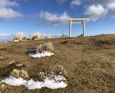 令和元年の登り納め　入道ヶ岳