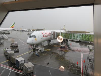 エチオピア航空直行便でアディスアベバへ！