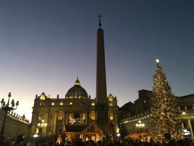 クリスマスのローマ フィレンツェ ヴァチカン市国 一人旅① 1-2日目 ヴァチカン ローマ