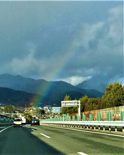 ☆虹の彼方へ.:*☆①白い小屋が閉館！お年越しは大町温泉郷のからまつ荘('▽')ｒ