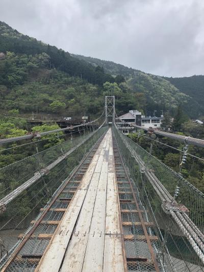 谷瀬のつり橋