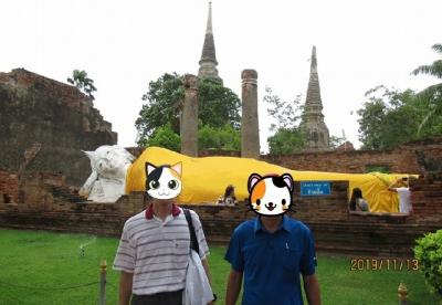 兄弟で初のタイ旅行－４（バンコク）　アユタヤとバンパイン宮殿、ハーブマッサージ、緑のカオマンガイ