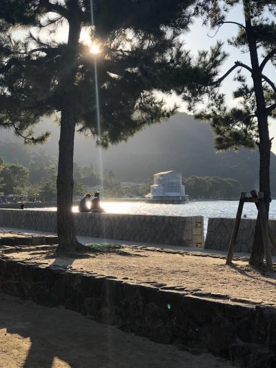 大人の修学旅行：　厳島神社　初めての青春18切符