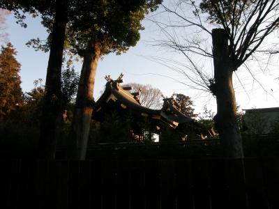 早朝散歩で鷲宮神社に初参り