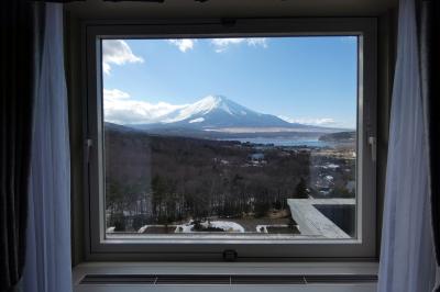 ０２．年末のエクシブ山中湖2泊　ラウンジドルチェの喫茶　エクシブ山中湖 Ｃ１タイプ Ｍグレード 最上階の洋室