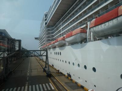 MSCスプレンディダ　上海横浜片道クルーズ１日目。乗船まで。上海に足をつけたのは何分間？