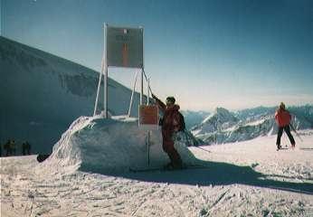 昔の話、スイスでスキー