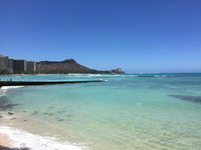 初めての海水浴