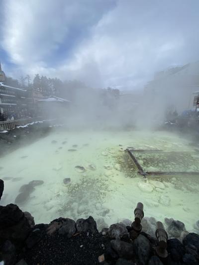 雪の軽井沢から草津温泉その1