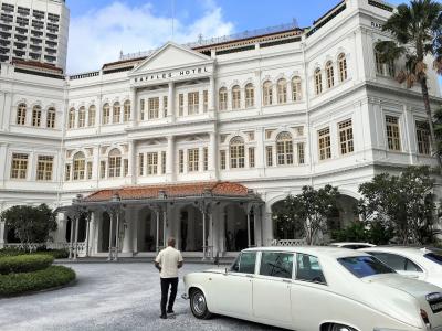 シンガポール旅行記(ブログ)2　改装後のラッフルズホテル　パームコートスイート宿泊記，ロングバー