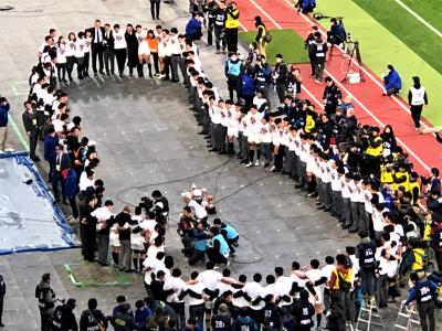 新国立競技場　全国大学ラグビーフットボール選手権大会　＝決勝・後半＝　明治 vs 早稲田　