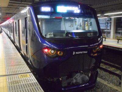 ２０２０年　１月下旬　羽沢横浜国大駅訪問・・・・・②相鉄ＪＲ直通電車