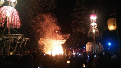 野沢温泉村　道祖神祭りとスキー