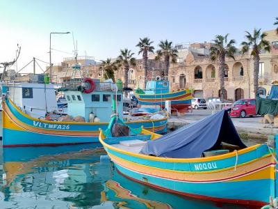 大晦日からマルタ島とキプロス島を巡るドライブ旅(猫とのふれあいも楽し♪)【1】まずは、港町マルサシュロックへ！
