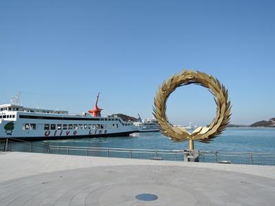 2018年２月小豆島旅行　オリーブバス1日乗車券で小豆島を１周